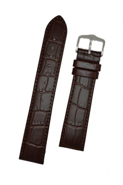 Hirsch 'LouisianaLook' Brown Leather Strap, 22mm - 03427010-2-22