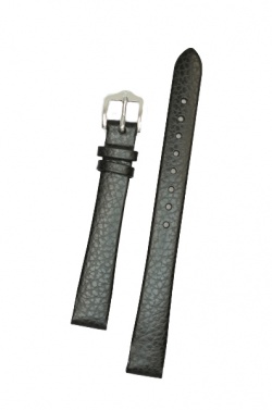 Hirsch 'Dakota' Black Leather Strap, 14mm,M - 17800250-1-14