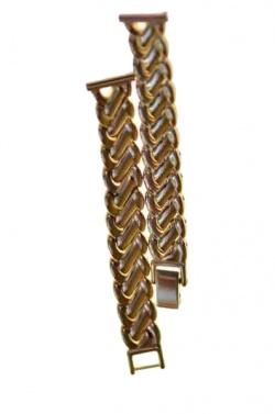 Gold plated watch bracelet - 11-16mm - gpblet11-16mm