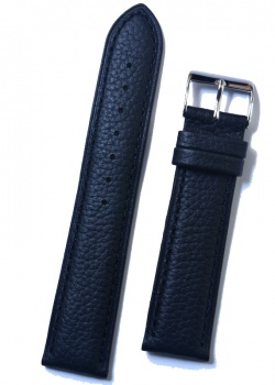 Condor Black Leather Watch Strap 18mm - 607/18blk