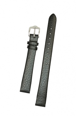 Hirsch 'Dakota' Black, leather watch strap,L, 16mm - 17820250-1-16