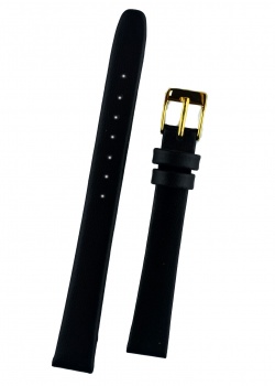 Condor Black Leather Watch Strap 12mm - 603/12blk
