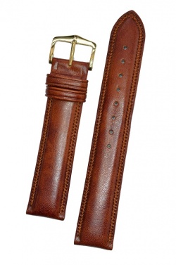 Hirsch 'Ascot' 20mm Golden Brown Leather Strap  - 01575070-1-20