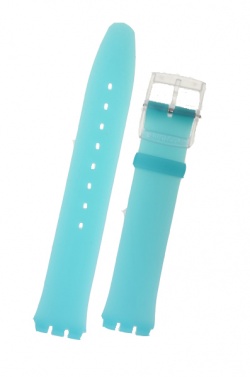 Swatch Blue Rubber Skin Strap  Blue Classiness - ASFK363