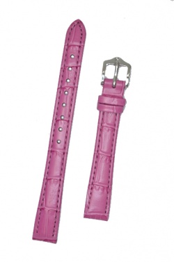 Hirsch 'LouisianaLook' M Pink Leather Strap, 14mm - 03427125-2-14