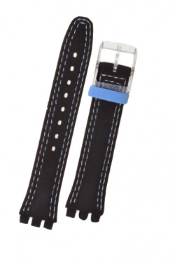 Swatch Classic Strap 'Blue Choco'  17mm - AGM415