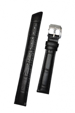 Hirsch 'Princess' Black Leather Strap, 14mm - 02628150-2-14