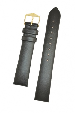 Hirsch 'Italocalf' Black ,L,  Leather Strap, 12mm - 17822050-1-12