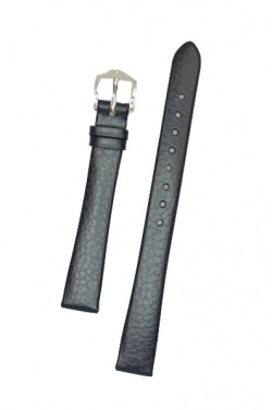 Hirsch 'Dakota' 12mm Blue Leather Strap,M  - 17800280-2-12