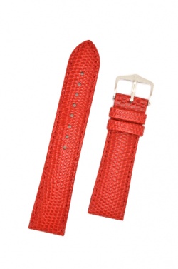 Hirsch 'Rainbow' M Red Leather Strap, 20mm - 12302620-2-20