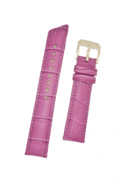 Hirsch 'Princess' Fuchsia Leather Strap, 20mm - 02628187-2-20