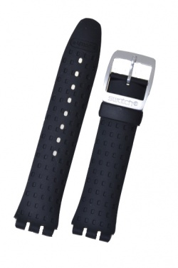 Swatch Black Rubber Big Irony Watch Strap 'Wildly'   - AYCS4024