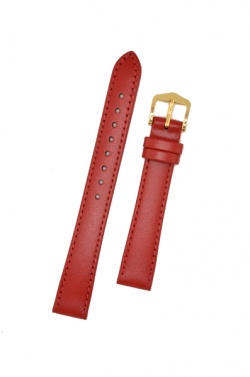 Hirsch 'Umbria ' M Red Leather Strap, 12mm - 13700220-1-12