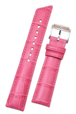 Hirsch 'Princess' Pink Leather Strap, 18mm - 02628125-2-18