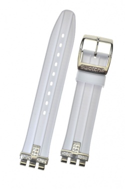 Swatch 'Fancy Me' White Rubber Strap - AYLS430