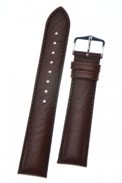 Hirsch 'Highland' L Brown, leather watch strap 24mm - 04302010-2-24