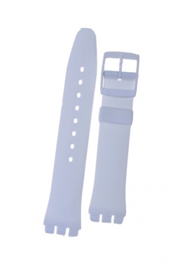 Swatch Strap Classic White Soft 'Just White' 17mm - AGW151O