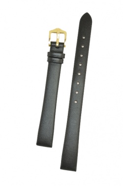 Hirsch 'Italocalf' Black ,M, Leather Strap, 11mm - 17802050-1-11