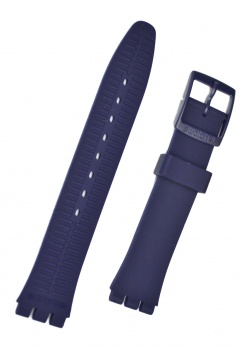 Swatch Strap Classic Blue 'Porticciolo' 17mm - AGN239