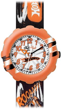 Boys Flik Flak Hot Wheels Strap Watch - FLS014