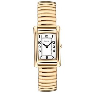 Ladies quartz Accurist gold plated watch - LB561