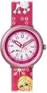 Girls Flik Flak Girl Barbie Fashion Strap Watch - FFL015