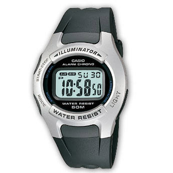 Gents Casio Strap Watch - W-42H-1AVES