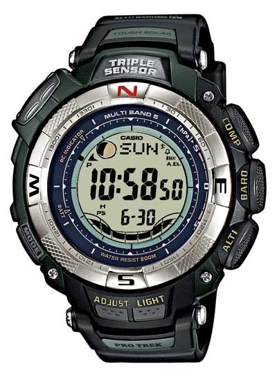 Gents Casio Pro Trek Strap Watch - PRW-1500-1VER