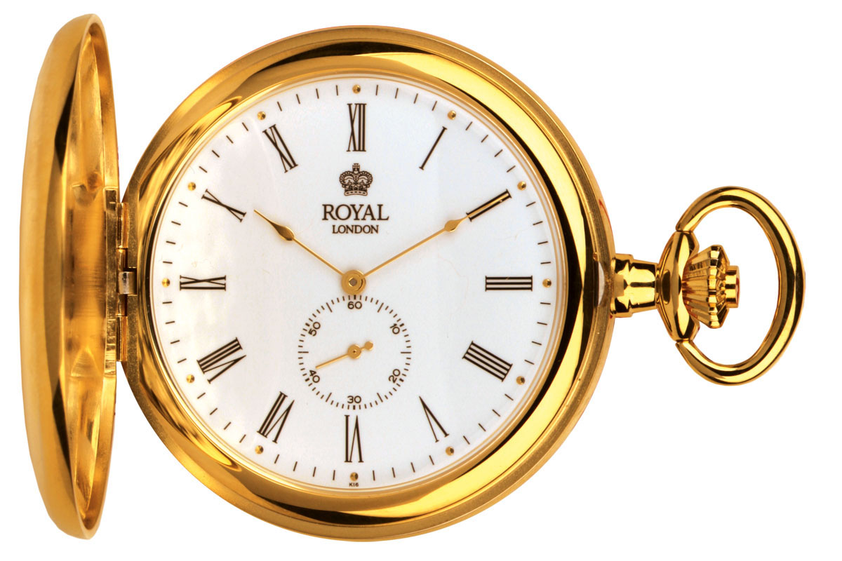 Royal London Full Hunter Pocket Watch - 90013-02