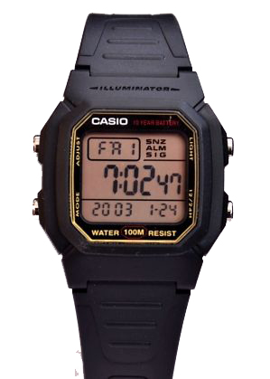 Gents Casio Strap Watch - W-800HG-9AVEF