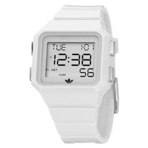 Unisex Adidas White Digital Strap Watch  - ADH4000