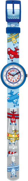 Boys Flik Flak Funny Planes Strap Watch - FBN060