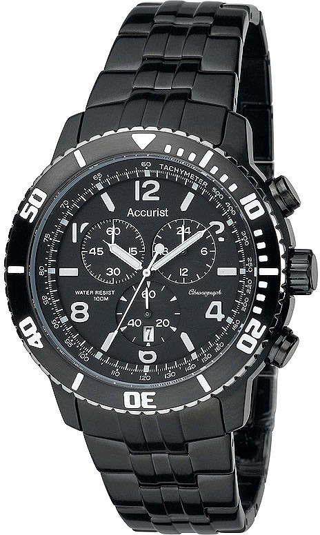 Gents quartz Accurist chronograph bracelet watch - MB738B