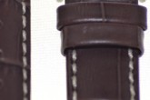 Hirsch 'Modena' Brown Leather Strap, 22mm