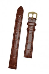 Hirsch 'LouisianaLook' M Golden Brown Leather Strap, 14mm