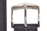 Hirsch 'Runner' 22mm Black Leather Strap 
