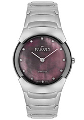Ladies Skagen Swiss Diamond Bracelet Watch 582SSXDD