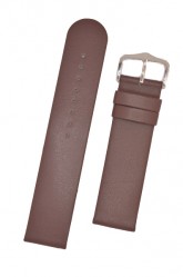Hirsch 'Scandic' Taupe, leather watch strap 28mm
