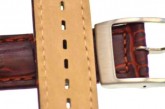 Swatch Golden Brown Leather Irony Watch Strap 'Golden Brown'