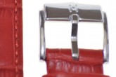 Hirsch 'Princess' red Leather Strap, 12mm