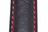 Hirsch 'Jumper' Black Leather Strap, 20mm