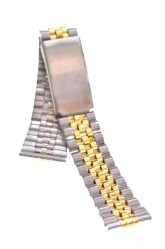 Bi-Colour, Stainless steel watch bracelet 20mm