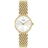 Ladies Quartz Rotary Gold Plated Bracelet Watch LB00900/01