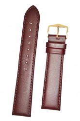 Hirsch 'Osiris' Burgundy Leather Strap, 18mm