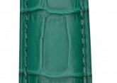Hirsch 'Princess' Teal Leather Strap, 20mm