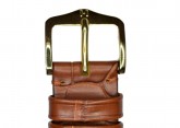 Hirsch 'London' L Golden Brown Leather Strap, 20mm