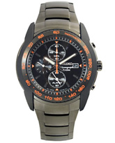 Gents Seiko Alarm Chronograph Bracelet Watch SNAB97P1