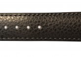 Hirsch 'Kansas' Black Calf Leather Strap, 20mm
