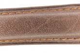 Hirsch 'Camelgrain' 18mm Brown Leather Strap 