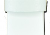 Hirsch 'Diamond calf'' White Leather Strap,M, 22mm